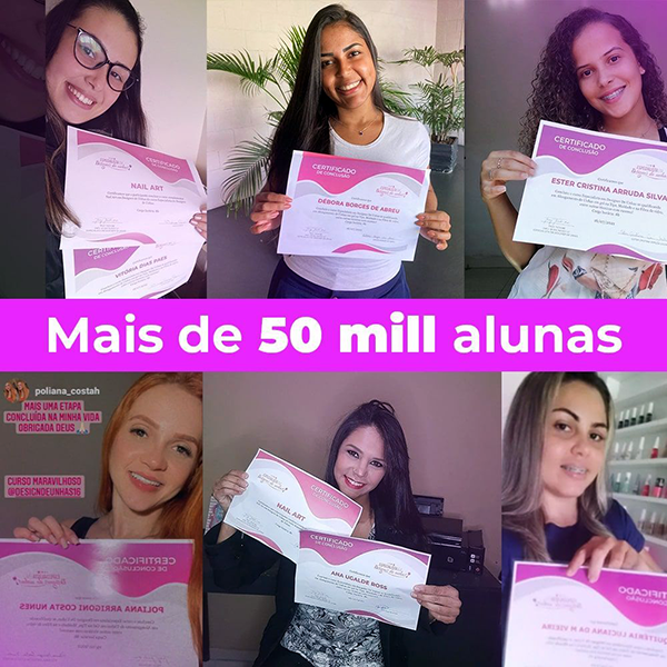 Certificado Curso de Alongamento de Unhas