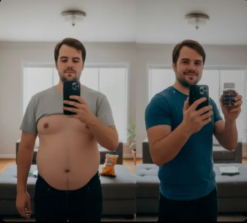 Resultado antes e depois OzemCaps 3