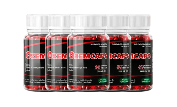 5 frascos de OzemCaps