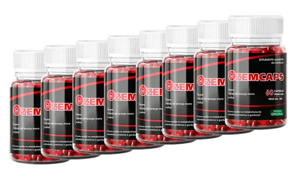 8 frascos de OzemCaps