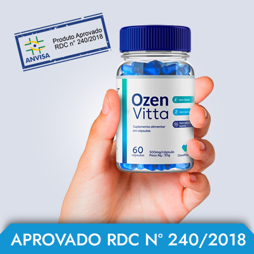 Pote do Ozen Vitta, alternativa natural em cápsulas ao Ozempic