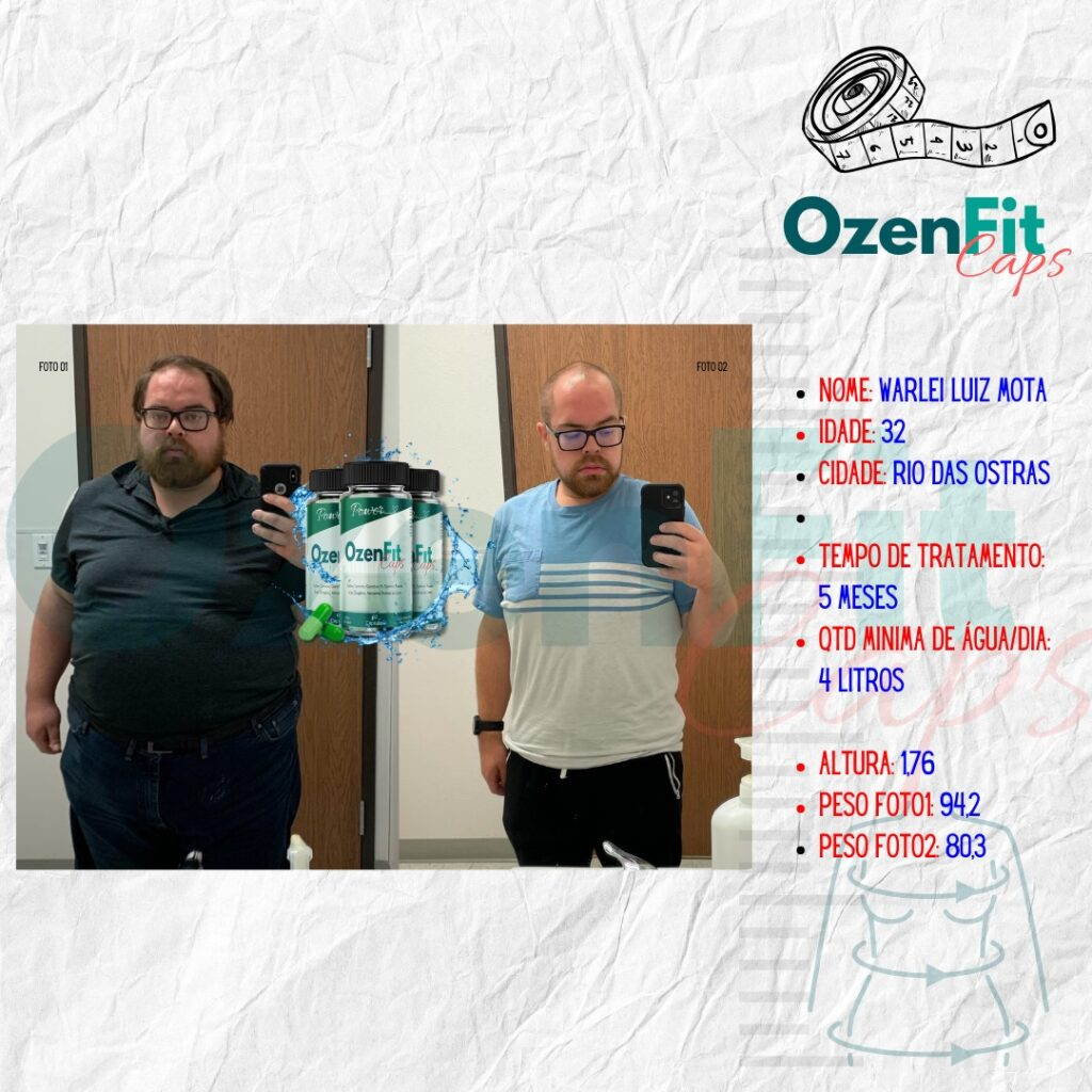 Depoimento de cliente sobre Ozenfit