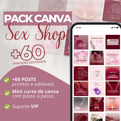 Pack Canva para Sex Shop
