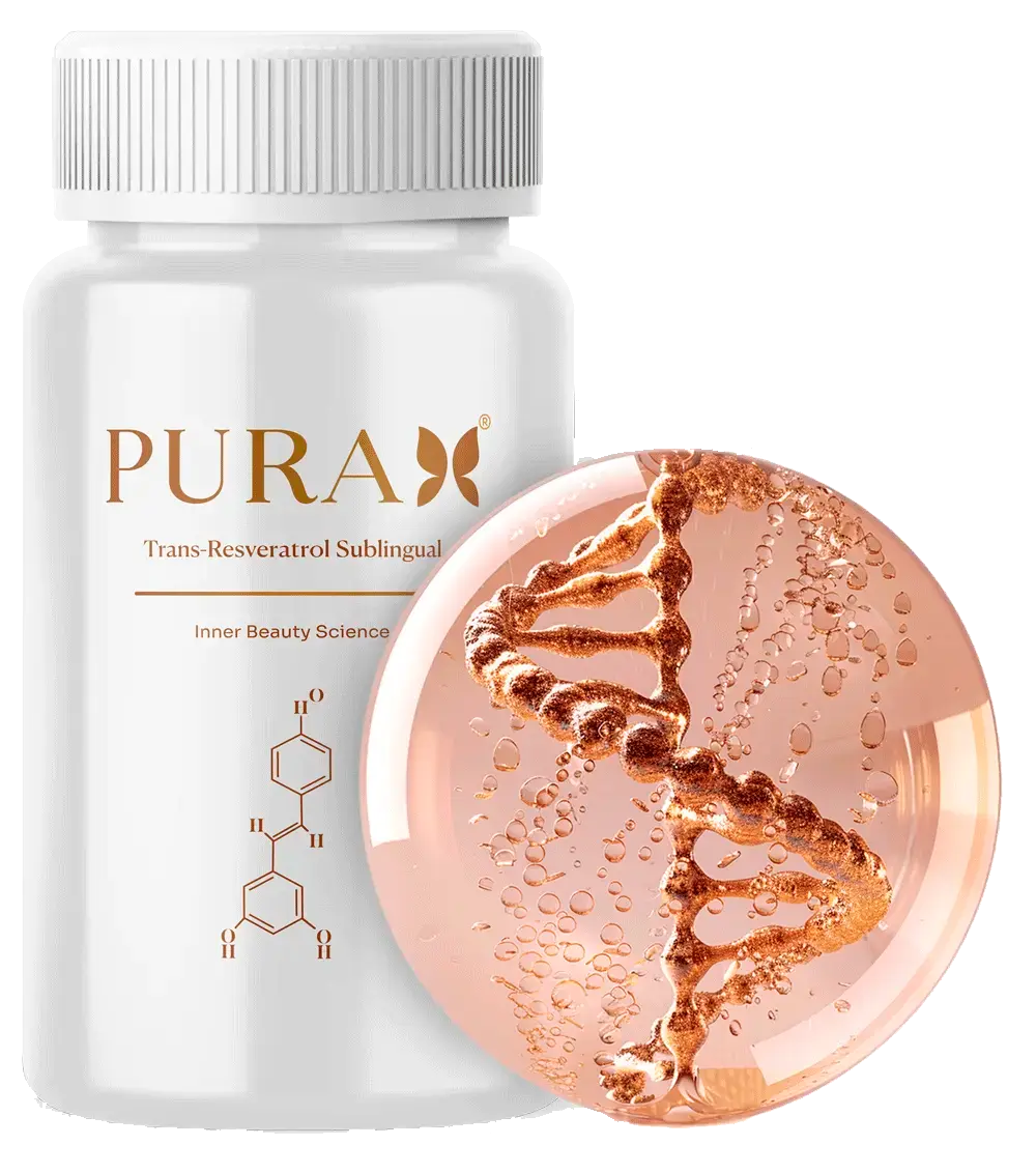 Pote do Purah, cápsulas sublinguais de trans-resveratrol
