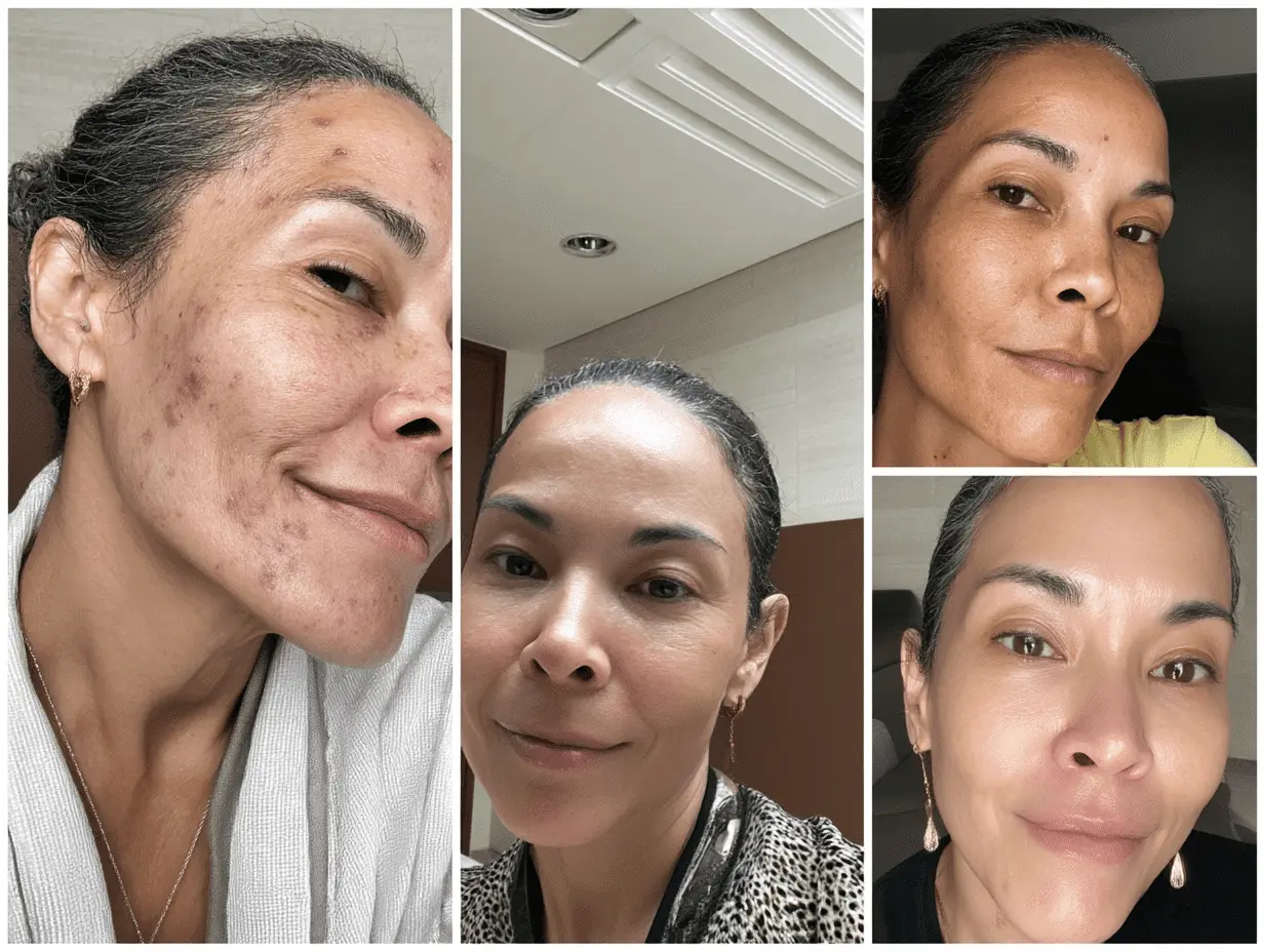 Resultado Purah antes e depois - Márcia