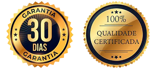 Selo de Garantia de 30 Dias para o trinoxidil 100QUEDA