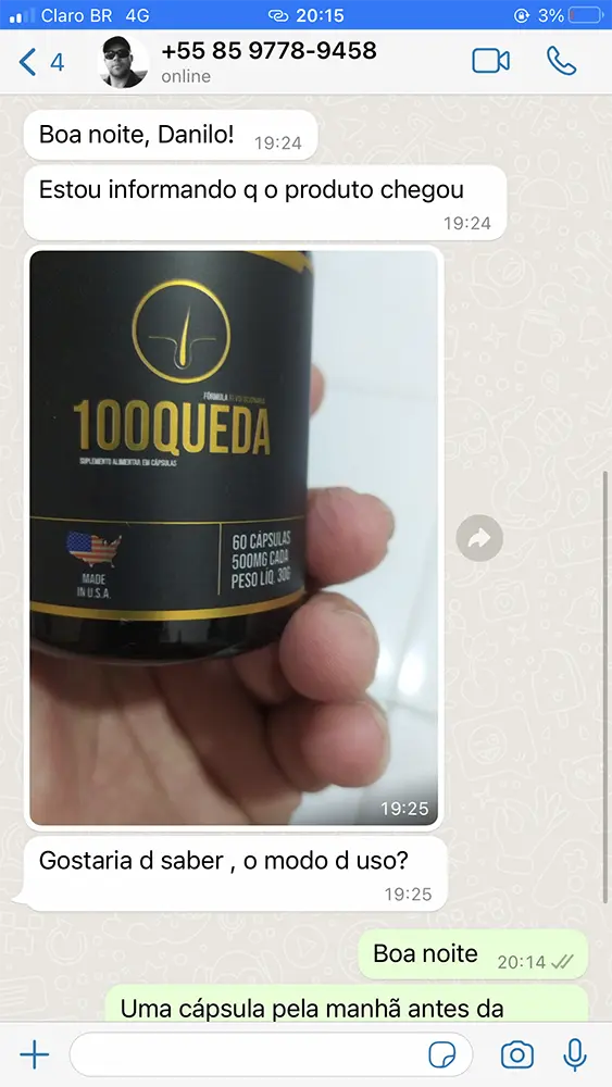 Depoimento cliente 100QUEDA 3